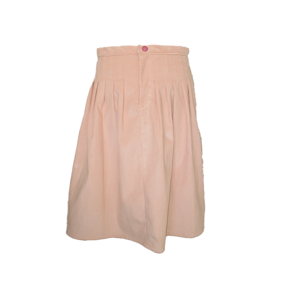 Pink Pleated Skirt 